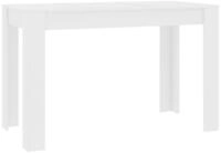vidaXL Esstisch, Esszimmertisch Wei&szlig; 120x60x76 cm Holzwerkstoff