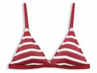 Esprit Triangel-Bikini-Top Gestreiftes Bikini-Top mit wattierten Cups