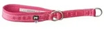 HURTTA Hunde-Halsband Casual Half Choke Halsband ruby (pink) rot 35 - 45 cm /