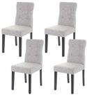 MCW Esszimmerstuhl MCW-E58-4 (Set, 4 St), 4er-Set, Fu&szlig;bodenschoner aus...