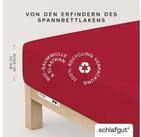 Schlafgut Spannbettlaken PURE Bio-Baumwolle mit Elasthan, 170 g/m&sup2;, Bettlaken,