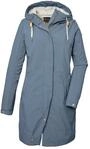 Softshellparka "GS 16 WMN SFTSHLL PRK", Damen, Gr. 38, blau (graublau), Oberstoff: