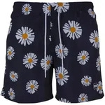 URBAN CLASSICS Badeshorts Urban Classics Herren Pattern Swim Shorts blau S