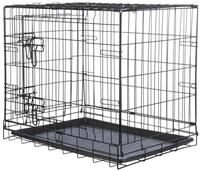 TRIXIE Hunde-Transportbox Hundebox&nbsp;Home - schwarz - 64 &times; 54 &times; 48 cm
