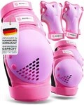 SKATEWIZ Protektoren-Set SMASH Knieschoner Kinder Inliner Schoner Erwachsene