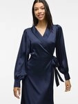 Vila Maxikleid VIENNA RAVENNA ANKLE WRAP DRESS-NOOS/OC Kunstfaser, regular fit