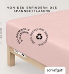 Schlafgut Spannbettlaken PURE BOXSPRING Bio-Baumwolle mit Elasthan, 170 g/m&sup2;,