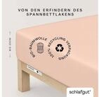 Schlafgut Spannbettlaken CASUAL Bettlaken 100% gek&auml;mmte Bio-Baumwolle, 150...