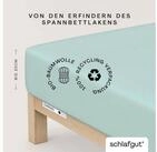 Schlafgut Spannbettlaken CASUAL Bettlaken 100% gek&auml;mmte Bio-Baumwolle, 150...