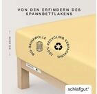 Schlafgut Spannbettlaken CASUAL Bettlaken 100% gek&auml;mmte Bio-Baumwolle, 150...