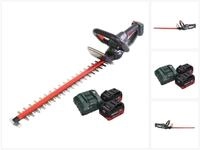 metabo Akku-Heckenschere HS 18 LTX 45 18 V 43 cm + 2x Akku 5,5 Ah + Ladeger&auml;t