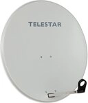 TELESTAR Digirapid 60 S lichtgrau SAT-Antenne (60 cm Stahlspiegel, leichtes Design,