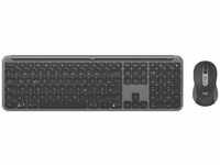 Logitech MK950 Signature Slim Wireless Tastatur, Graphit Tastatur