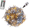 Voltronic 200 LED warm-kaltweiß Lichterkette Weihnachtsbeleuchtung Deko IP44