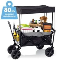 EASYmaxx Bollerwagen Bollerwagen faltbar - bis 80 kg, Handwagen Strand Picknick