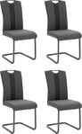 HELA Freischwinger Amber (Set, 4 St), 2 oder 4 St&uuml;ck, Bezug aus Webstoff