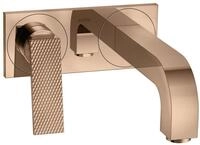 hansgrohe Unterputzarmatur Axor Citterio Einhebel-Waschtischmischer m. Platte m.