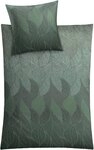 Kleine Wolke Bettw&auml;sche Jamiro, Mako-Satin, 2 teilig, mit Bl&auml;ttern