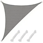 AMANKA Sonnensegel mit UV Schutz - 3 x 3 x 4,25 Winddurchl&auml;ssig - Garten...