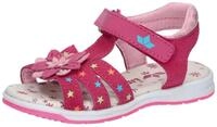 Sandale LICO "Sandale Manja V", M&auml;dchen, Gr. 25, rosa, Leder, Schuhe Sandale