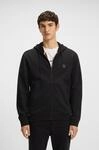 Kapuzensweatjacke BOSS ORANGE "Zetalky", Herren, Gr. XXL, schwarz (001_schwarz),