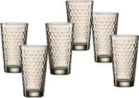 Ritzenhoff & Breker Longdrinkglas Favo, 6-teilig, 6-tlg., Glas, 6er Set, je 350...