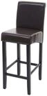 MCW Barhocker MCW-C33, Angenehme Polsterung, Stabile Beine aus Holz