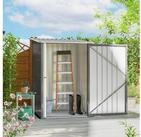 Outsunny Ger&auml;tehaus Metall 0,92 m&sup2; Ger&auml;teschuppen mit Pultdach...