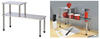 Spetebo Edelstahl Küchenregal für die Arbeitsplatte - 45 x 32 cm - Küchen...