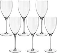 LEONARDO Weinglas POESIA, 6-tlg., Kristallglas, (Rieslingglas), 350 ml, 6-teilig
