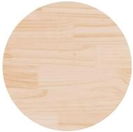vidaXL Tischplatte Tischplatte Rund &Oslash;50x3 cm Massivholz Kiefer (1 St)