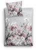 Kleine Wolke Mako-Satin Bettwäsche Hanako rose/grau 135x200+80x80 cm
