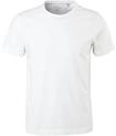 T-Shirt S.OLIVER "T-Shirt Basic T-Shirt 1er Pack", Herren, Gr. S, wei&szlig;,