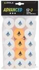 Joola Tischtennisball "Advanced" Training (15-er Pack), in zwei Farben (12 x...