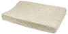 Meyco Baby Wickelauflagenbezug Rib Mini Spot Sand Melange (1-tlg), 50x70cm