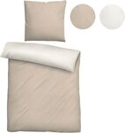 Biberna Wendebettw&auml;sche HERMAL Melange Flanell uni, kuschelig weich, Flanell, 2