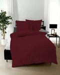Kaeppel Bettw&auml;sche Uni, Mako-Satin, 2 teilig, Unifarben