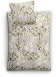 Kleine Wolke Bettw&auml;sche Lukardis, Mako-Satin, 2 teilig, mit Bl&auml;ttern und...