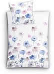 Kleine Wolke Bettw&auml;sche Svea, Mako-Satin, 2 teilig, mit floralem Print