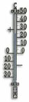 TFA Dostmann Gartenthermometer TFA 12.5002 Analoges Au&szlig;enthermometer aus Metall
