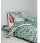 Janine Bettw&auml;sche Janine Moments Mako-Satin Bettw&auml;sche 135x200 Paisley rauchblau
