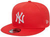 New Era Snapback Cap 9Fifty New York Yankees lava rot S/M