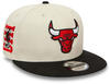 New Era Snapback Cap New Era NBA Logo 9Fifty Snapback Cap CHICAGO BULLS Beige...