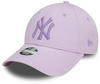 New Era Baseball Cap 9Forty METALLIC New York Yankees lilac