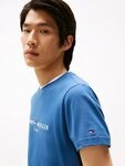Tommy Hilfiger T-Shirt TOMMY LOGO aus reiner Baumwolle