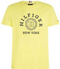 Tommy Hilfiger Print-Shirt HILFIGER COIN TEE, gelb
