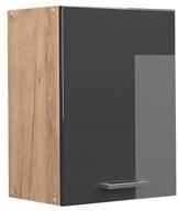 Vicco H&auml;ngeschrank R-Line, Anthrazit Hochglanz/Goldkraft Eiche, 45 cm (1-St)