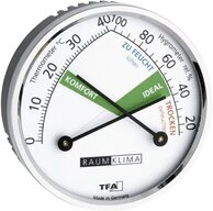TFA Dostmann Hygrometer TFA Dostmann 45.2024 Thermo-/Hygrometer Silber 45.2024