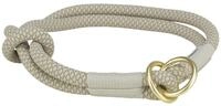 TRIXIE Hunde-Halsband Soft Rope&nbsp;Zug-Stopp-Halsband - grau/hellgrau - 45 cm/&oslash;...