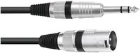 Omnitronic Omnitronic 30225196 XLR Adapterkabel [1x XLR-Stecker 3 polig - 1x...